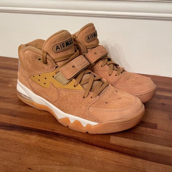 Nike Air Force Max \'Flax\'  Phantom Light Brown Suede - Gum Sole  Men\'s Size 10 main image 6